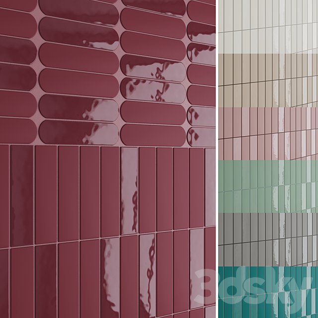 Wall tile collection WOW Grace, 7 colors