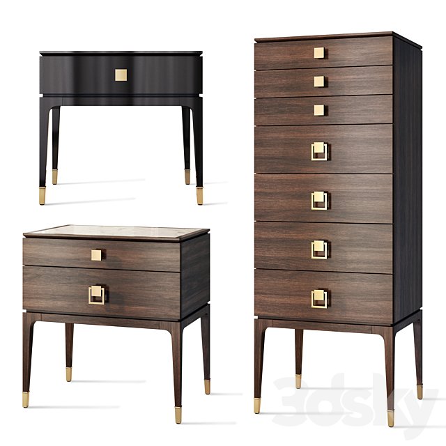 Chest of drawers bedside table Nara Galimberti Nino