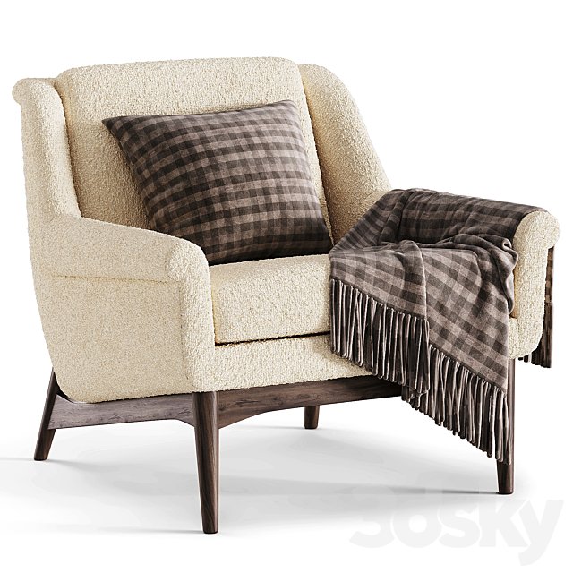Lulu White Armchair artemest