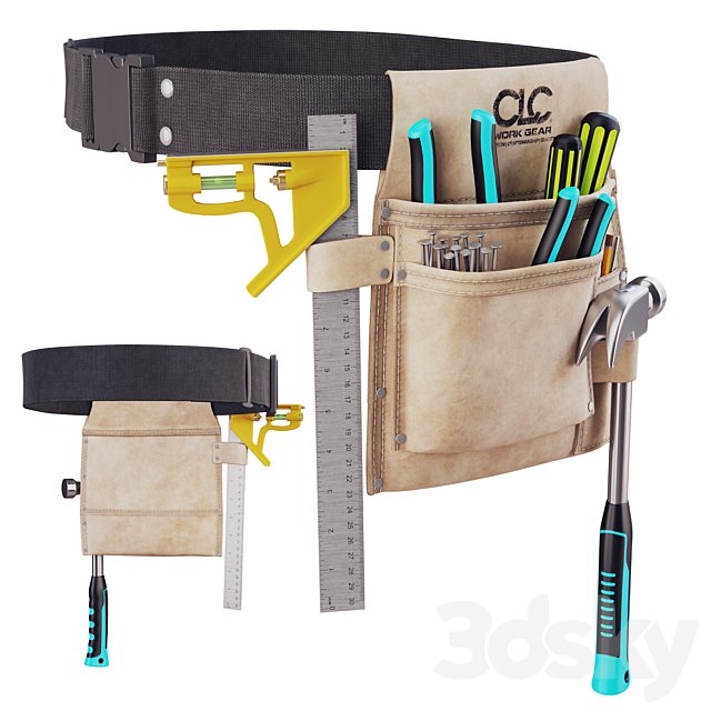 tools belt bag tools set hammer