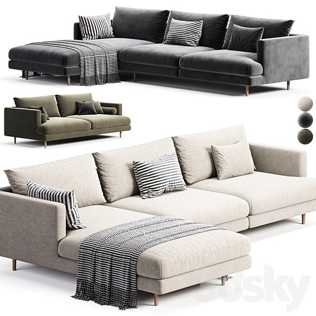 Hampton Right Chaise Sofa