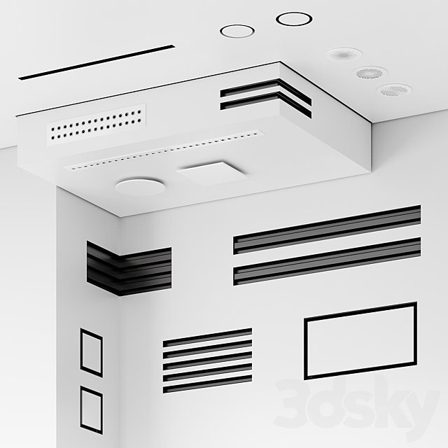 Grilles for ventilation and air conditioning Redvent