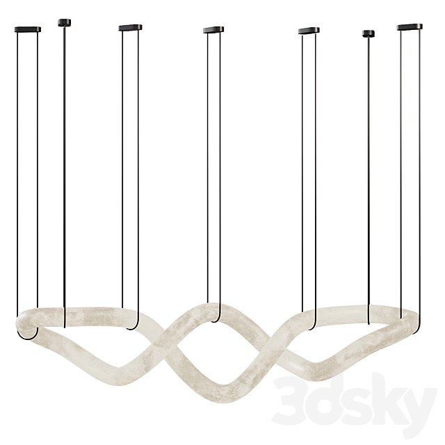 Infinite Glow Alabaster Chandelier
