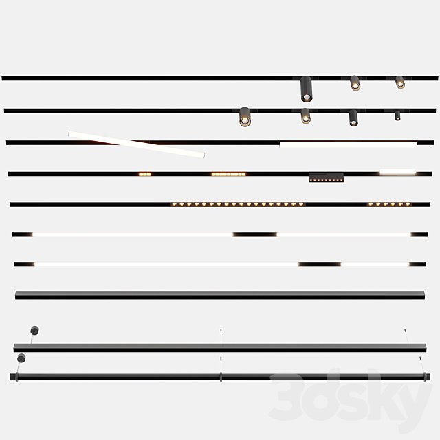 Track system centersvet Infinity