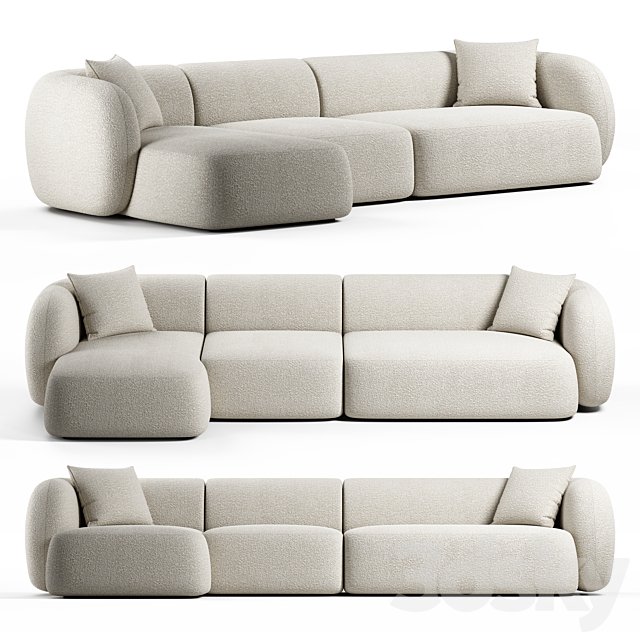 Kave Home - Martina, 4 seater sofa
