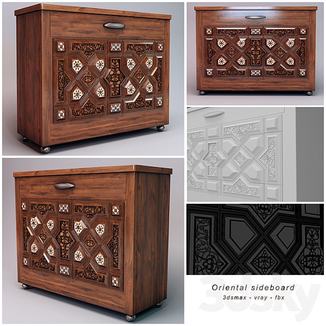 oriental sideboard