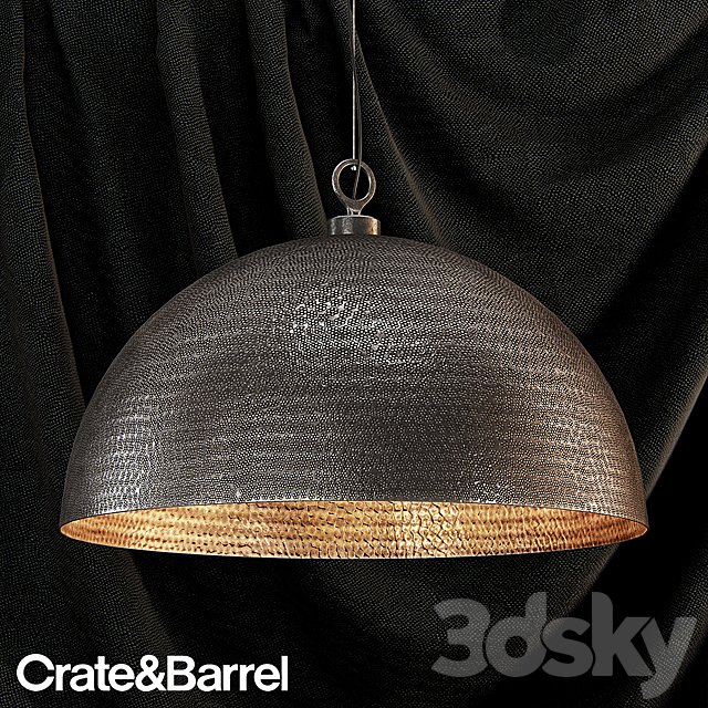 crate &amp; barrel rodan pendant light