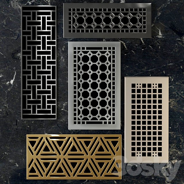 Ventilation grille and radiator