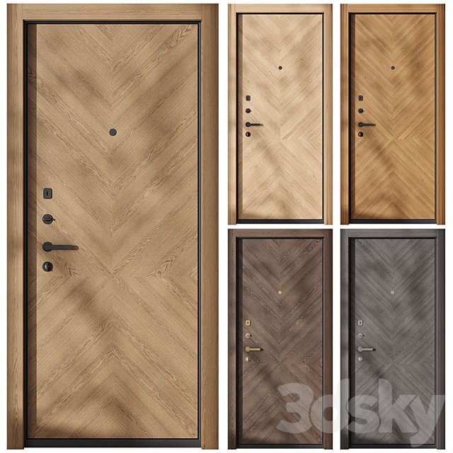 Guardian entrance door with decorative panel Alliance