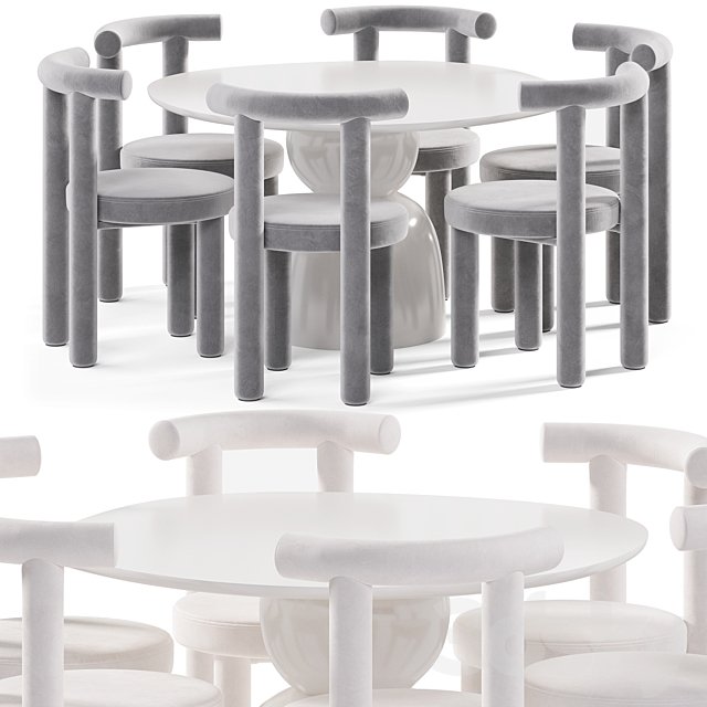 Calan chair and Sahra table
