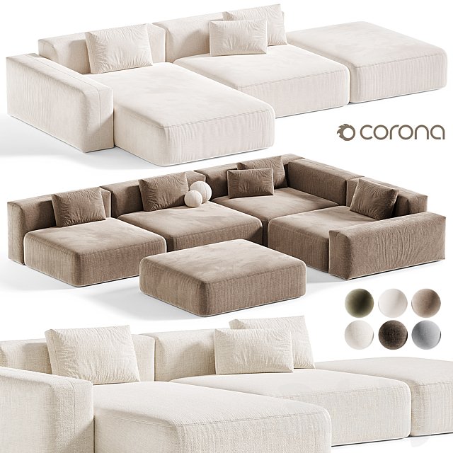 Modular Sofa BON ONE 33, Modular sofa