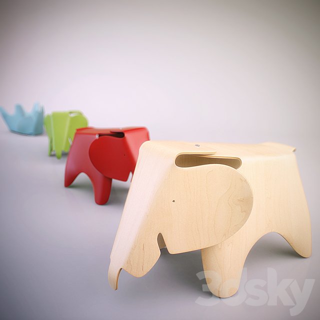 eames elephant toy for children