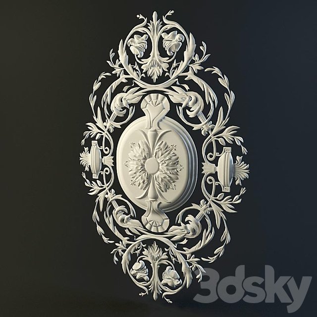 Mouldings from plaster