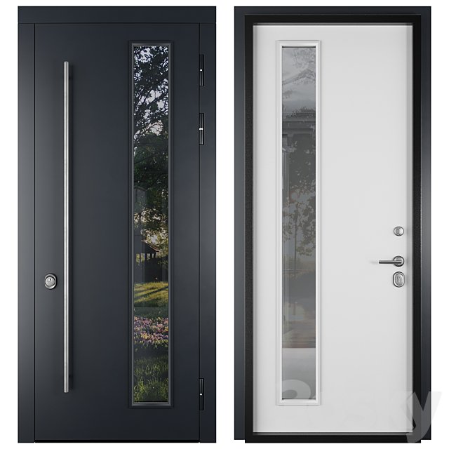 Entrance door staleks modern 30