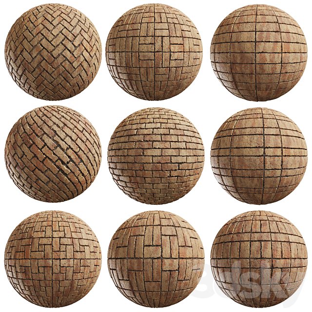 PBR Bricks 01 - Tileable 4K Texture