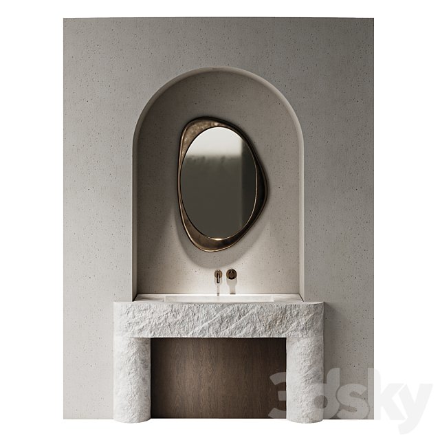 Natural stone washbasin 02