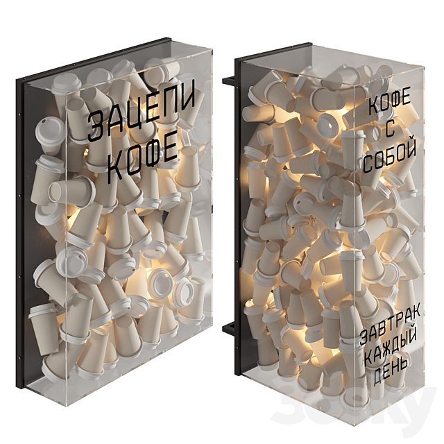 Lightboxes for coffee shop 1