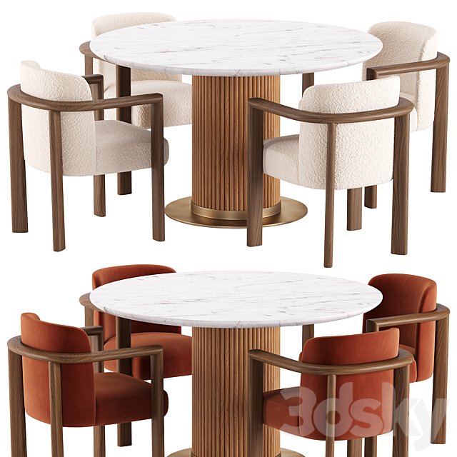 Aria Chair and Murcell Round Table