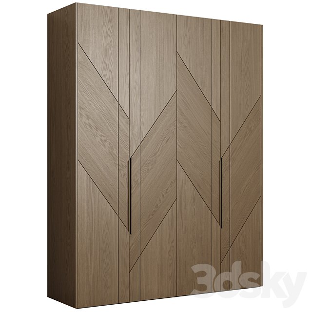 Wardrobe in a modern minimalist style 119