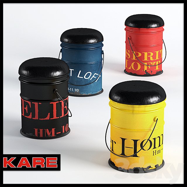 Kare Stool Bucket