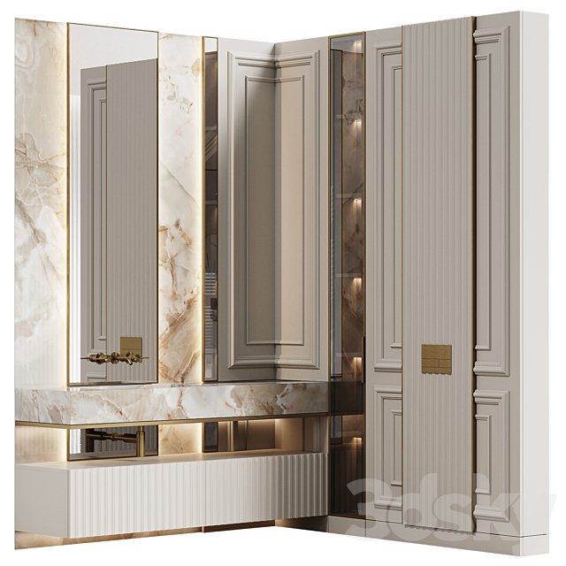 Bathroom furniture 29 in neoclassical style