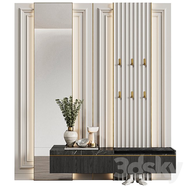 Hallway in neoclassical style 36
