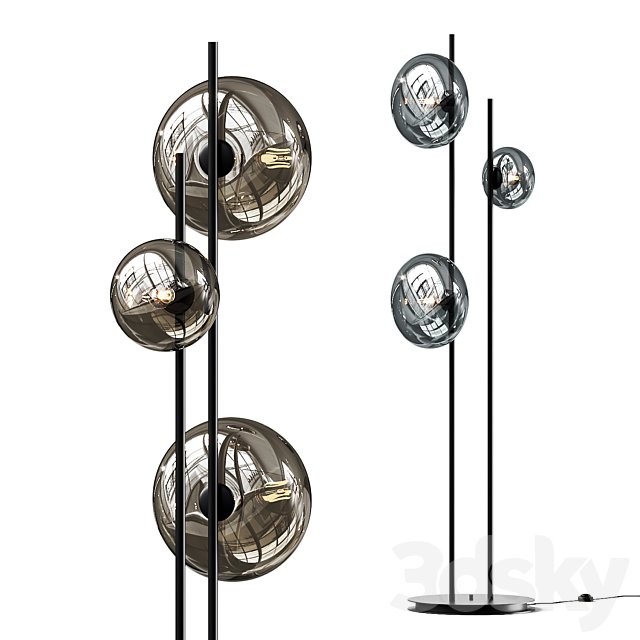 Riflessi Nubola PT Blown Glass Floor Lamp