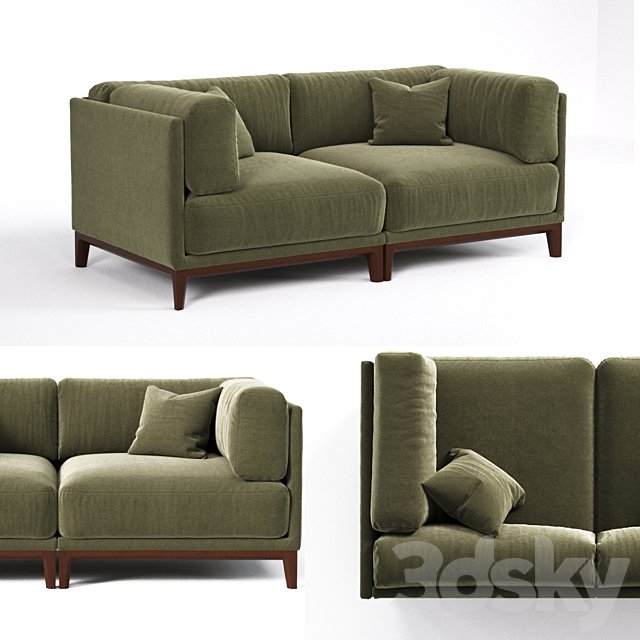 Corner sofa module CASE 940x940 (art.905)