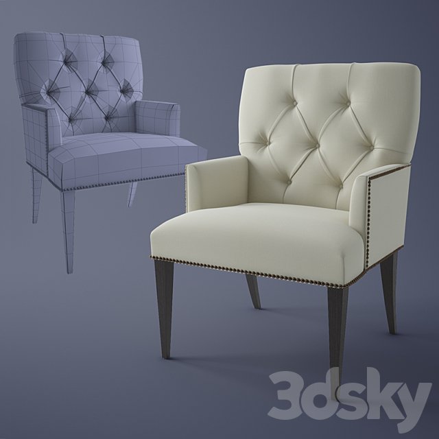Baker St. Germain Side Chair 7847