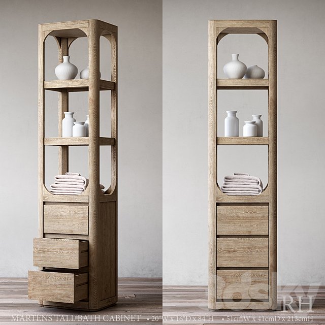 MARTENS TALL BATH CABINET