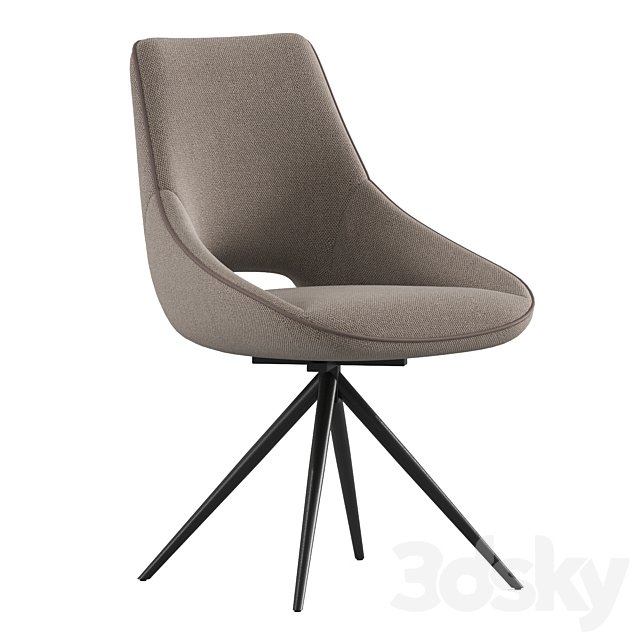 Louis Swivel Dining Chair