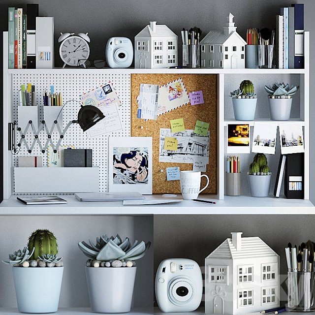 Decorative set for your desktop