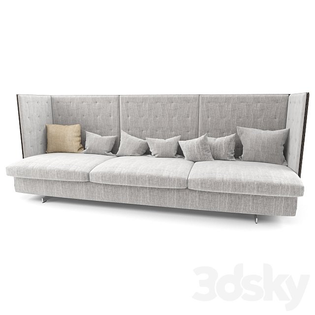 Poltrona Frau GRAN TORINO HB 3 SEATER LARGE SOFA