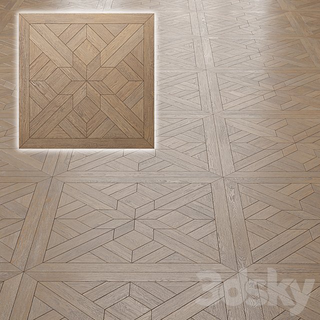 Finex Modular Parquet with a star Estate NEW (+RailClone)