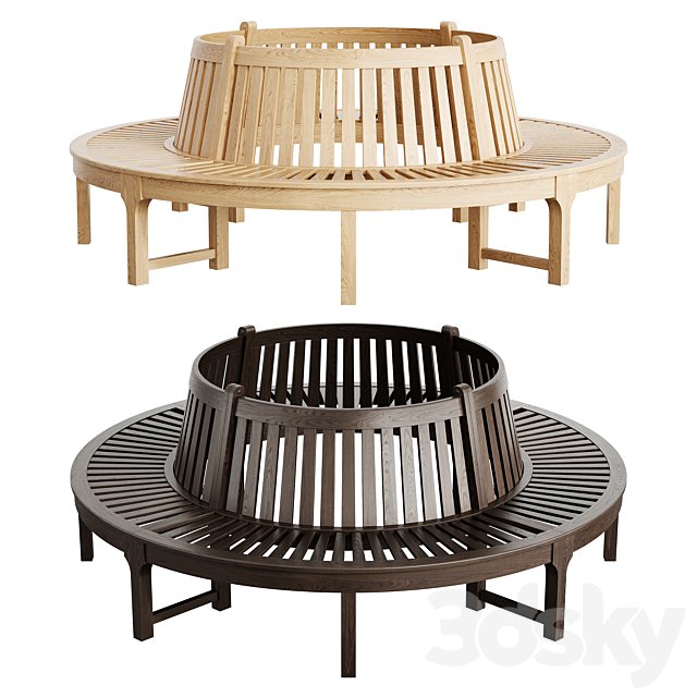 Round bench