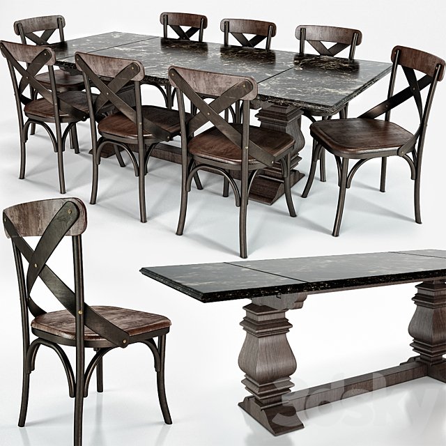 Table + chairs