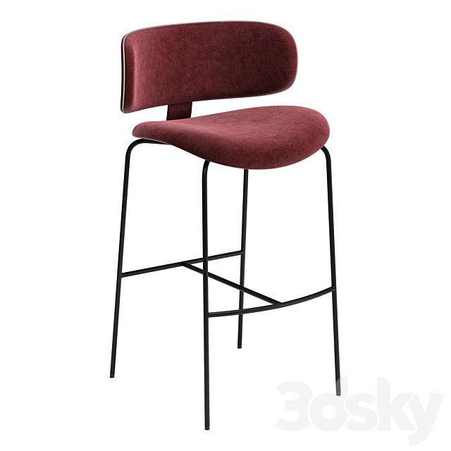Black tie natalia stool