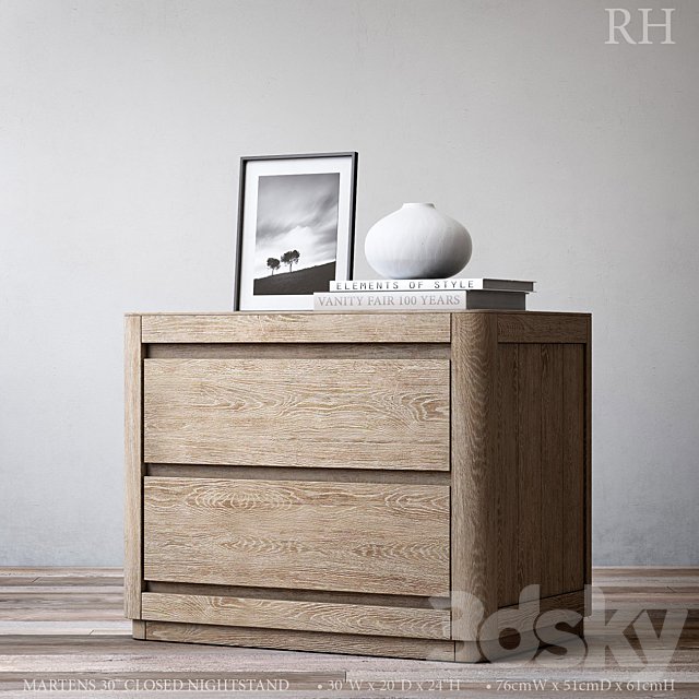 MARTENS 30in CLOSED NIGHTSTAND