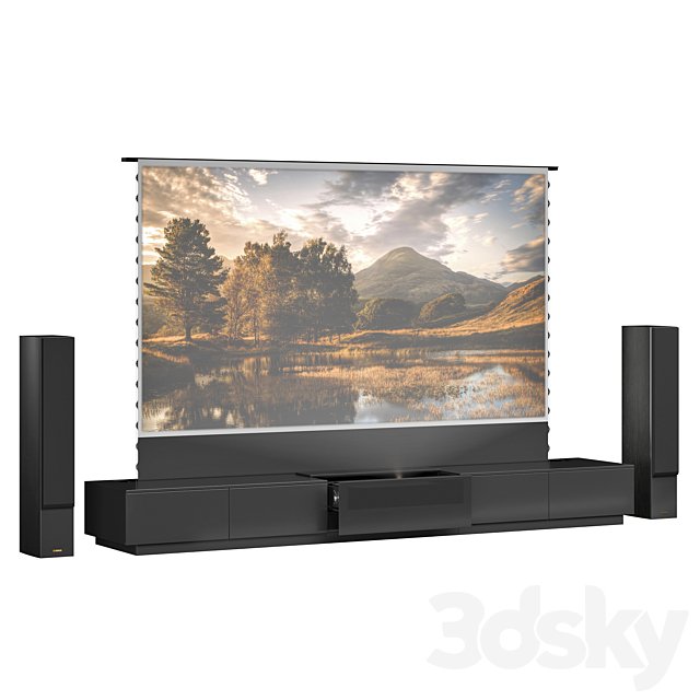 Vividstorm Laser TV Cabinet Monte Carlo