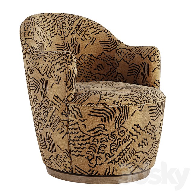 Aurora Swivel Chair-Fourhands