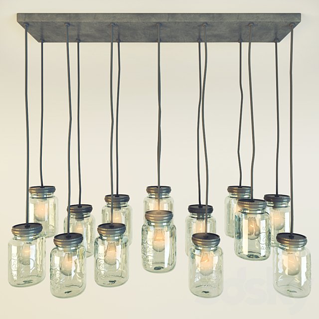POTTERY BARN / EXETER 16-JAR PENDANT