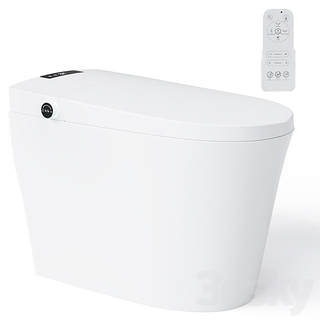 Smart Bidet Toilet with Foot Sensor Flushing