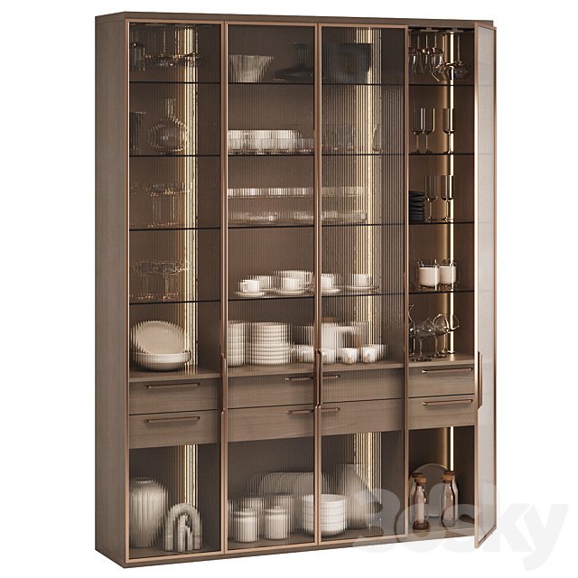 Cupboard/Display cabinet for dishes 07