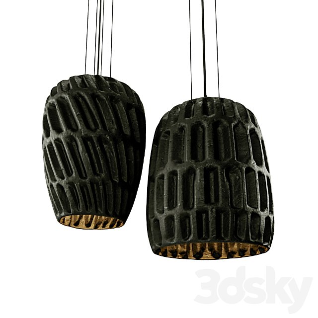 Pendant Clay Lamp