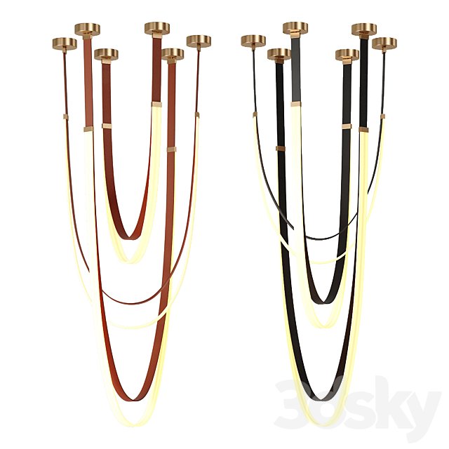 Sohome Pendant made of metal and eco-leather