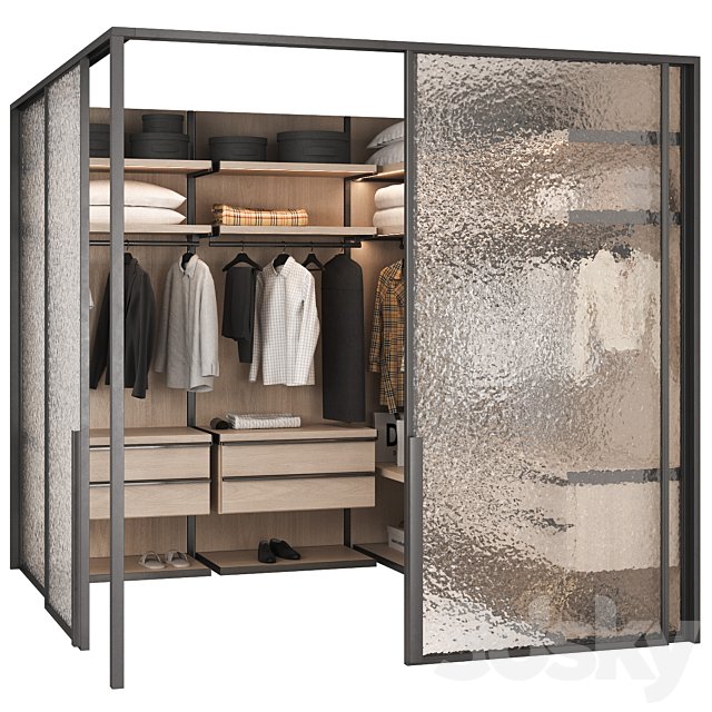 Wardrobe 11/ Modular corner wardrobe unit