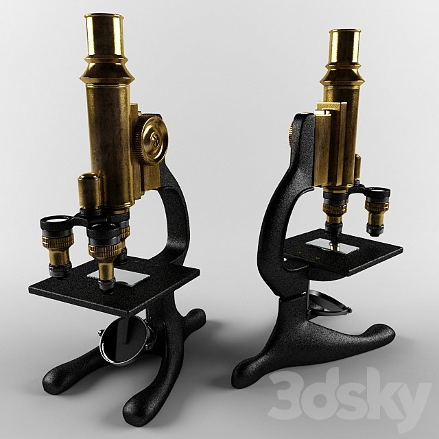 vintage microscope