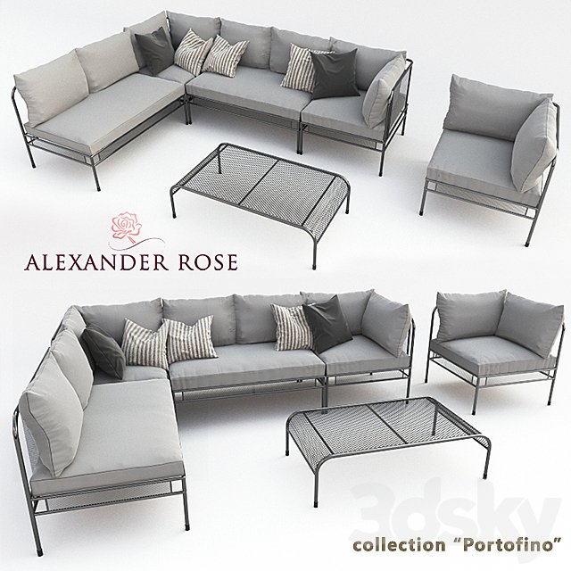 A set of outdoor furniture "Alexander Rose" - Portofino