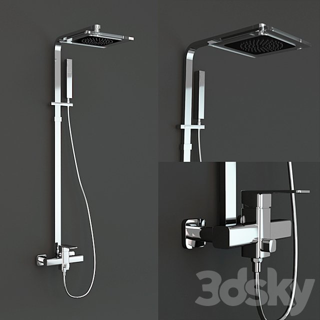 damixa slate shower set