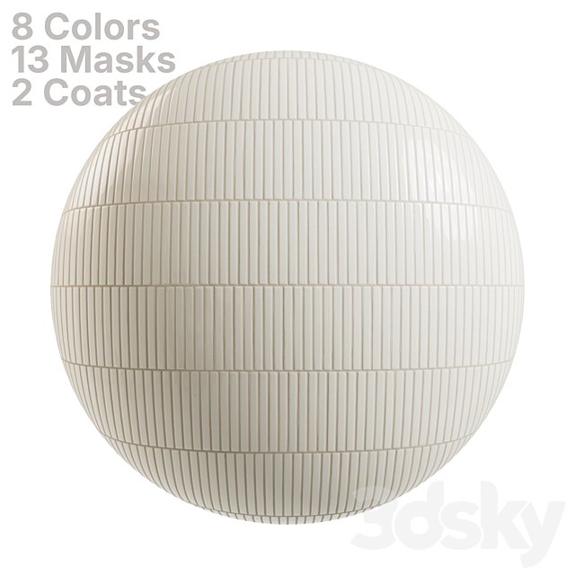 Kit Kat Mosaic Tiles 5/8x6" Vertical Offset